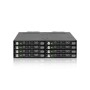 Comprar Icy dock Mb998sk-B Panel Bahía Disco Duro Negro - Ganga Electrónica