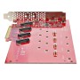 Comprar Tarjeta De Interfaz Startech Quad M2 Pcie Card B - Ganga Electrónica