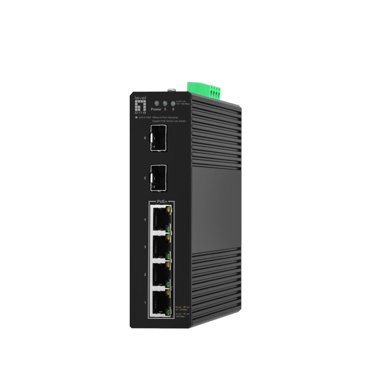 Comprar Levelone Switch 6x Ge Igs-2106p 2xsfp, 4xpoe Outputs Sw - Ganga Electrónica