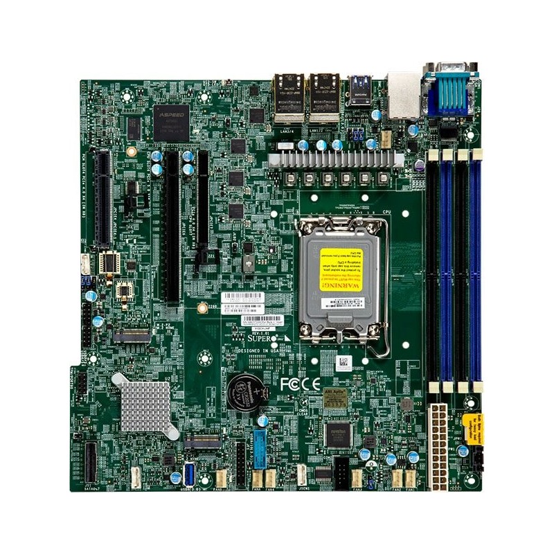 Comprar Supermicro Placa Base X13sch-Ln4f Micro-Atx Socket 1700 Ddr5-Only Bulk - Ganga Electrónica