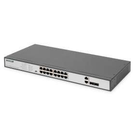 Comprar Digitus Switch 16-Port 10 100 250w Poe Unmanaged Negro - Ganga Electrónica