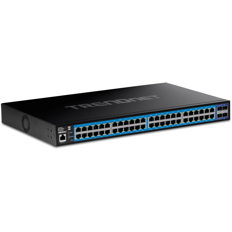 Comprar Switch Trendnet TEG-3524S Gestionado Gigabit Ethernet (10/100/1000) Negro - Ganga Electrónica