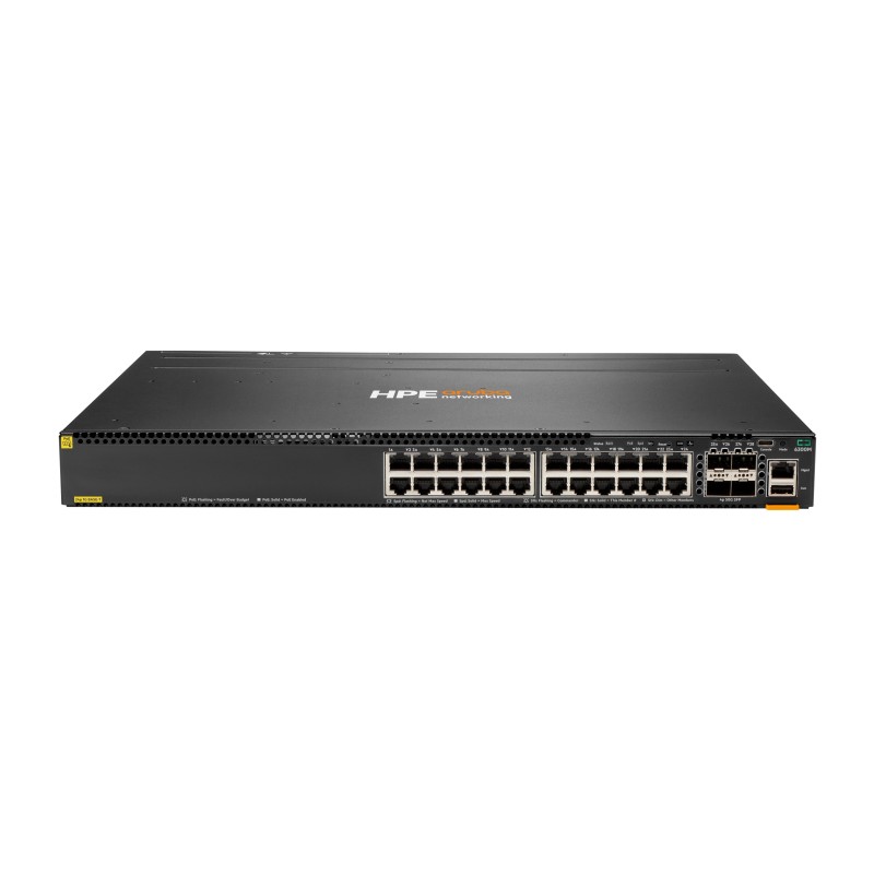 Comprar Hewlett packard enterprise Switc Hpe Aruba Networking Cx 6300m 24-Port 1gbe Class 4 Poe And 4-Port Sfp56 - Ganga Electró