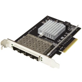 Comprar Startech Tarjeta De Red Pci Express Para Servidores Con 4 Puertos Sfp+ - Tarjeta De Red De 10 Gibabits Con Chip Intel Xl
