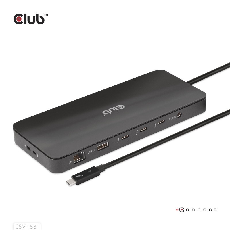 Comprar Club3d Thunderbolt4 11-In-1 Hub 3xthunderbolt 3xusb M H Retail - Ganga Electrónica