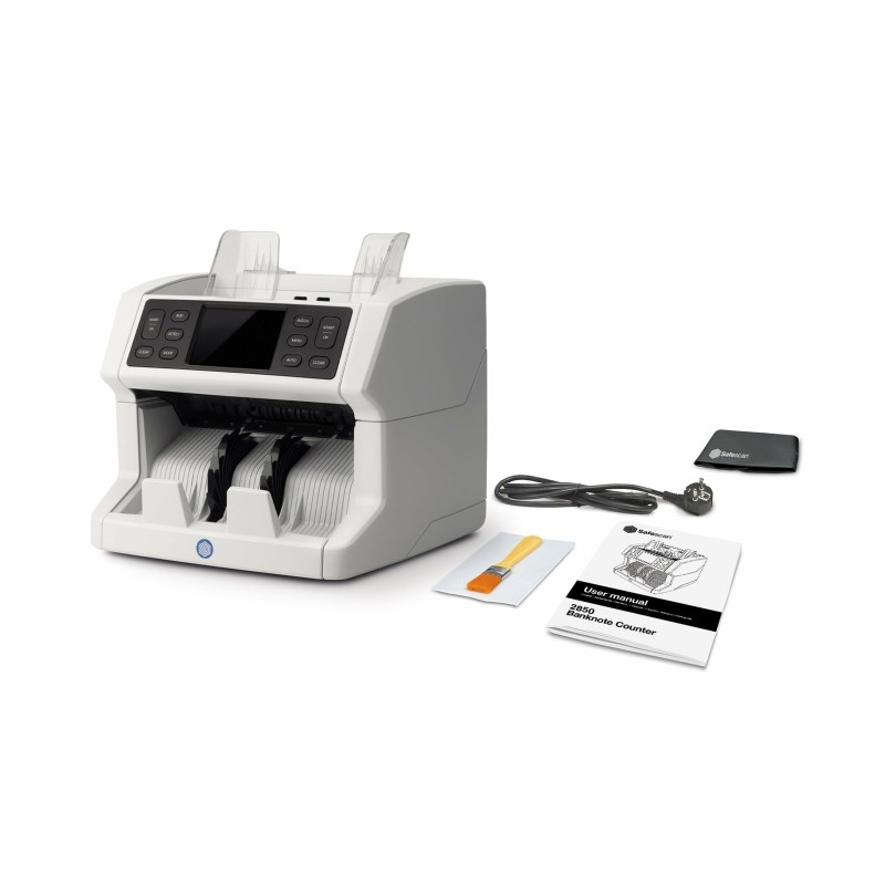 Comprar Safescan 2850 Contadora Automatica De Billetes - Deteccion Billetes Falsos En 3 Puntos - Pantalla Tactil Y Menu - Ganga 