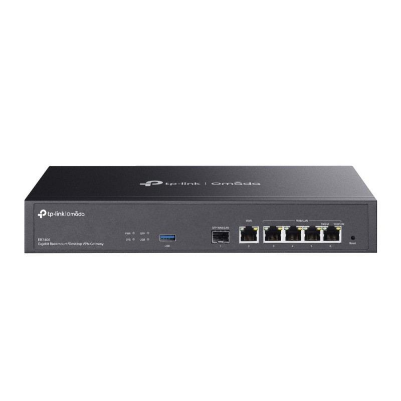 Comprar Router Vpn Tp-link Er7406 1p Giga Sfp 5p Giga Usb 3.0 Gestion Centralizada Omada Balanceo De Carga - Ganga Electrónica