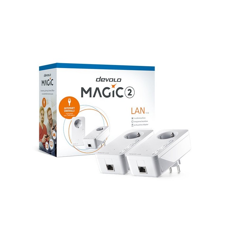 Comprar Kit Básico Devolo Magic 2 Lan 1-1-2, Powerline 4250059682603 - Ganga Electrónica
