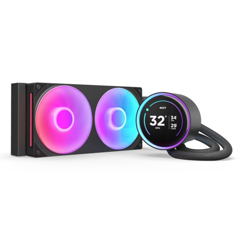Comprar Nzxt Kraken Elite 240 Rgb 240 Mm, Refrigeración Por Agua Negro Rl-Kr24e-B2 - Ganga Electrónica