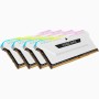 Comprar Memoria Corsair 64 Gb Ddr4 3200 4x 16 Gb Kit Cuádruple, Memoria Blanca, Cmh64gx4m4e3200c16w, Vengeance Rgb Pro Sl, Intel