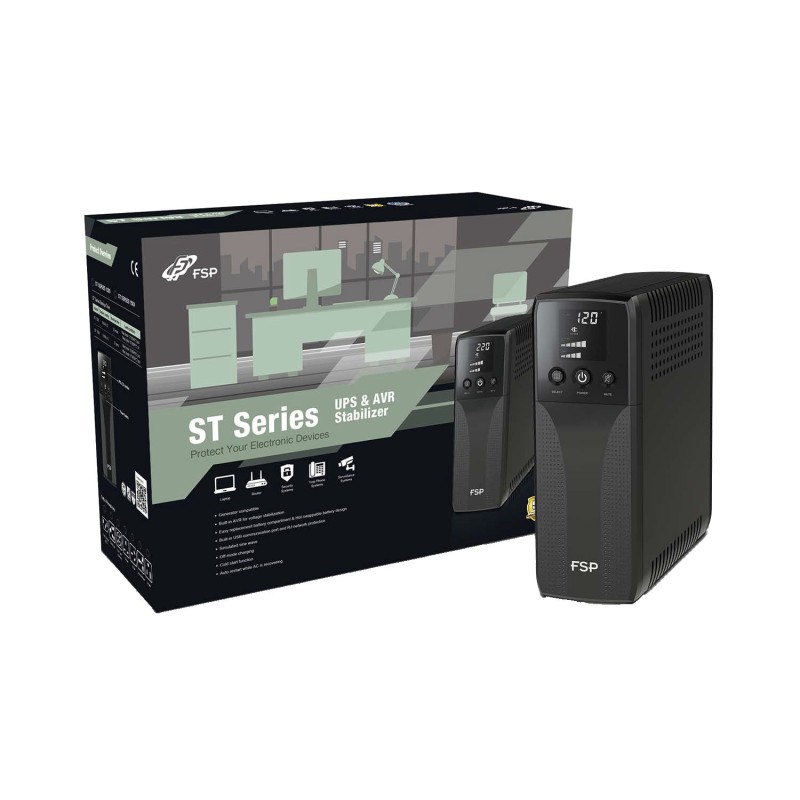 Comprar Sai Fsp St 1200 Tower 1200va 720w Rj45 Ausgang 4x Schuko - Ganga Electrónica