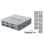 Comprar Conceptronic Dock Usb-C a 2xhdmi,2xusb-C,4xusb-A,Dp,Gbe Lan - Ganga Electrónica