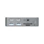 Comprar Conceptronic Dock Usb-C a 2xhdmi,2xusb-C,4xusb-A,Dp,Gbe Lan - Ganga Electrónica