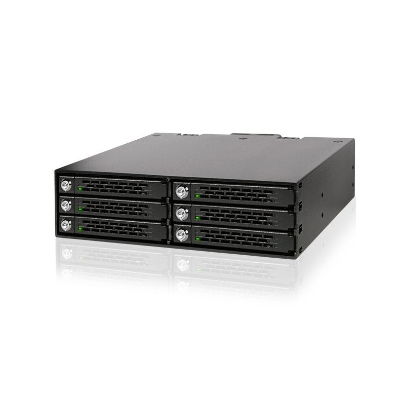Comprar Icy dock Mb996sk-6sb Panel Bahía Disco Duro Negro - Ganga Electrónica