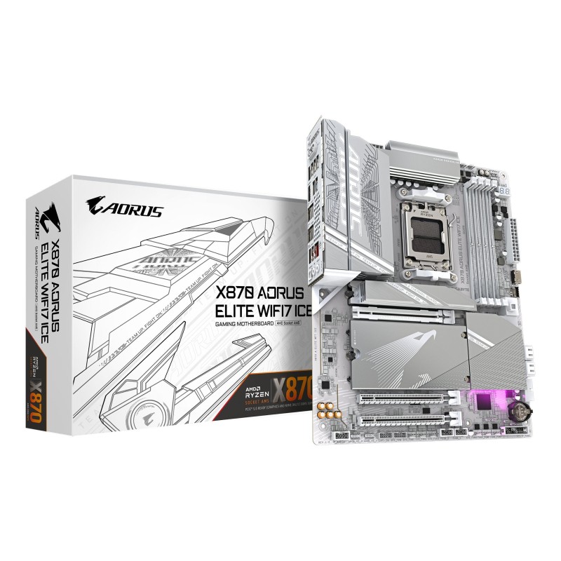 Comprar Gigabyte X870 A Elite Wf7 Ice G10 X870,Am5,Atx,Ddr5 - Ganga Electrónica