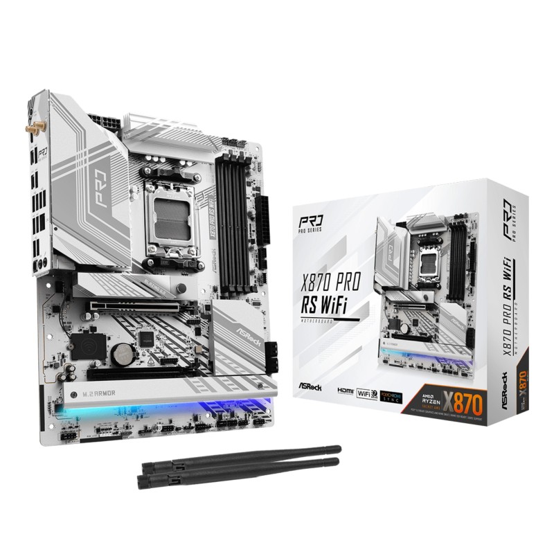 Comprar Placa Base Asrock X870 Pro Rs Wifi Am5 Atx Ddr5 Retail - Ganga Electrónica