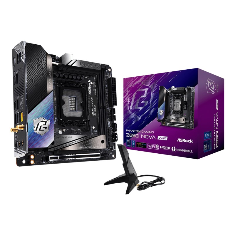Comprar Placa Base Asrock Z890i Nova Wifi Negra 90-Mxbpn0-A0uayz - Ganga Electrónica
