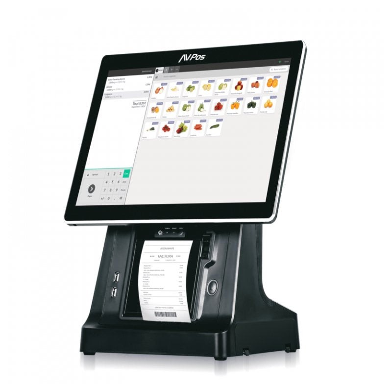 Comprar Avpos Tpv K6000 15 Tactil - Impresora Integrada - I5 - 8gb Memoria - Ssd 128gb - Vga Y Hdmi - Negro - Ganga Electrónica