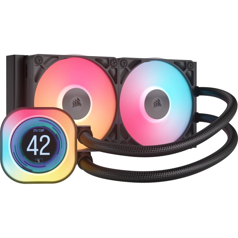 Comprar Refrigeración Líquida Corsair Icue Link Titan 240 Rx Lcd Rgb Cw-9061022-Ww - Ganga Electrónica