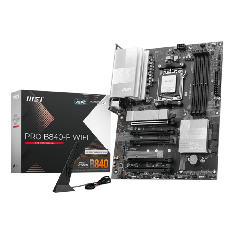 Comprar Placa Base Mb Msi Amd Am5 Pro B840-P Wifi - Ganga Electrónica