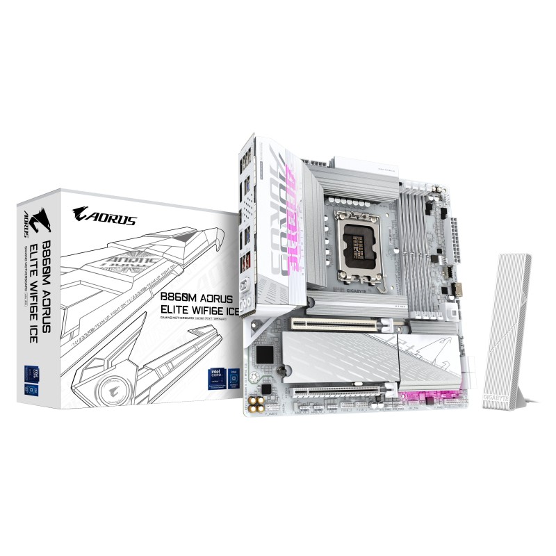 Comprar Placa Base Gigabyte B860m A Elt Wf6e Ice B860,S1851,Matx,Ddr5 - Ganga Electrónica