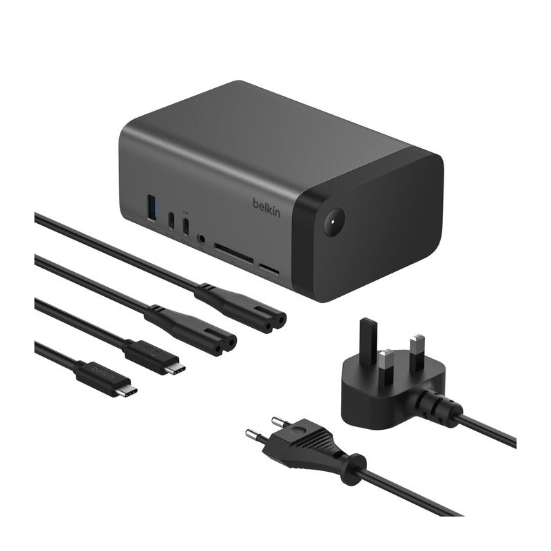 Comprar Estacion De Carga Usb-C Belkin 150w Inc020kqsgy 11 Ptos De Alimentacion, Datos, Video, Audio, Ethethernet - Ganga Electr