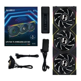 Comprar Ventilador 120x120 Lian li Unifantl-Lcd Wireless Black R - Ganga Electrónica