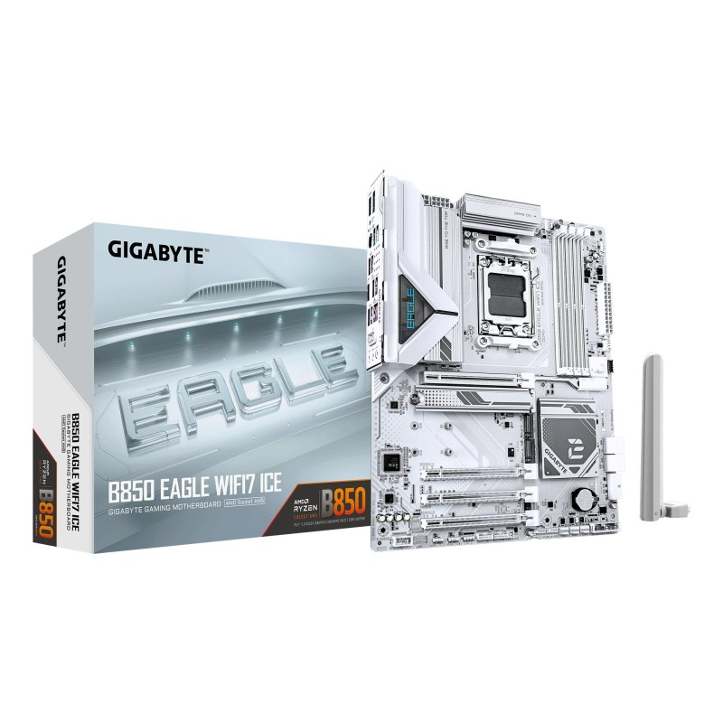 Comprar Placa Base Gigabyte B850 Eagle Wf7 Ice Blanco/Plateado - Ganga Electrónica