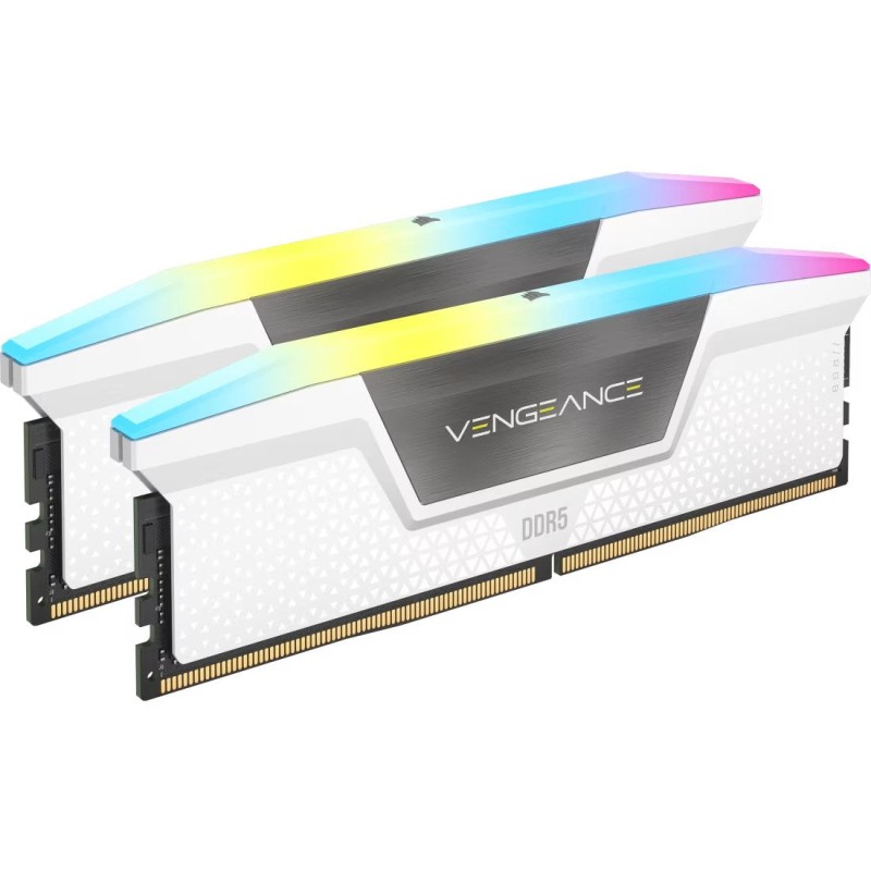 Comprar Memoria Corsair Ddr5 32gb 2x16gb Pc6400 Vengeance Rgb Blanca Cmh32gx5m2b6400z32w - Ganga Electrónica