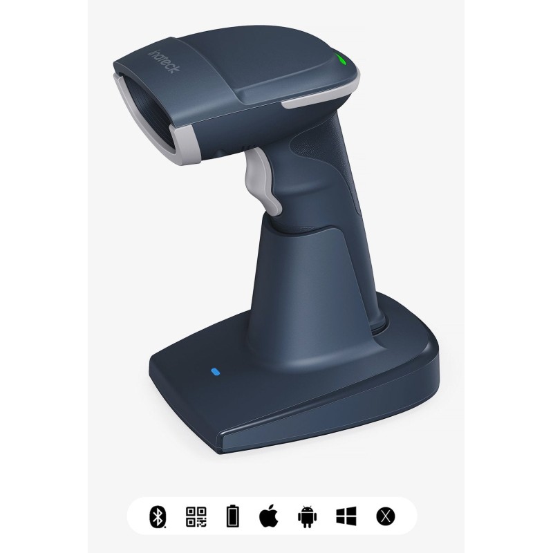 Comprar Lector Inateck Bcst-54 De Códigos De Barras Portátil 1d/2d Cmos Azul, Gris - Ganga Electrónica