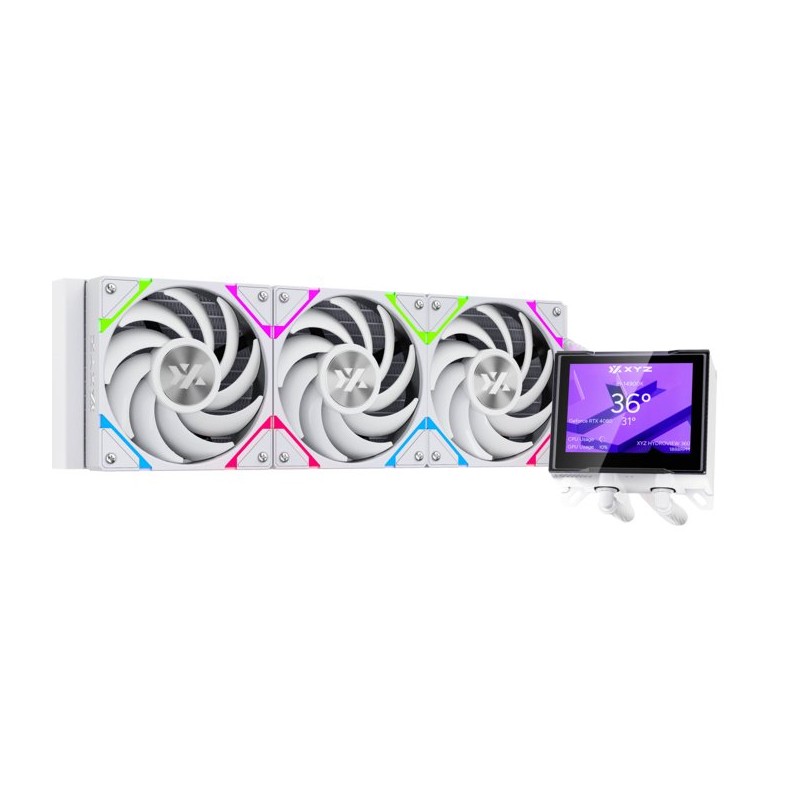 Comprar Disipador Ref Liquida Xyz Hydroview 360 White - Ganga Electrónica