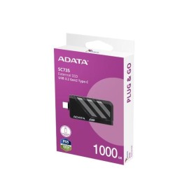 Comprar Adata Ssd Externo Sc735 1tb U3.2c 1000/1000mb/S Grey - Ganga Electrónica