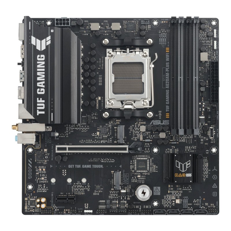 Comprar Placa Base Asus Tuf Gaming A620am-Plus Wifi A620 Socket Am5 Ddr5 Micro Atx Wifi 6 Bluetooth 5.3 Raid Rgb - Ganga Electró