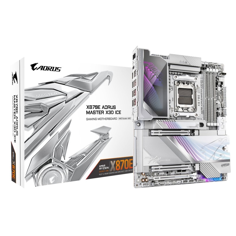 Comprar Placa Base Gigabyte Ga-X870e A Master X Ice (Am5) (D) X870e-4719331876517 - Ganga Electrónica