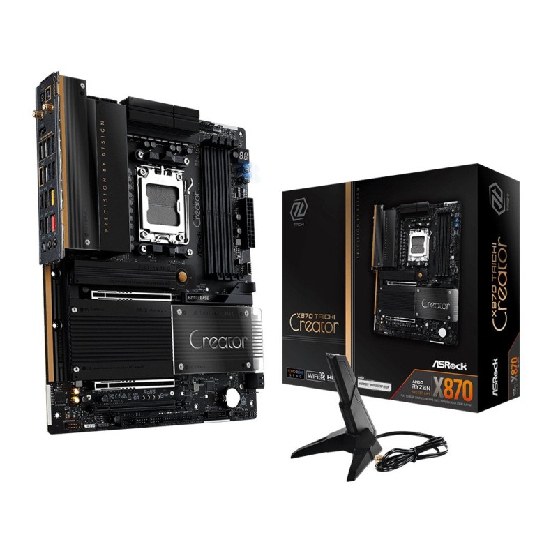 Comprar Asrock X870 Taichi Creator Am5 Atx Hdmi Usb-C Ddr5 - Ganga Electrónica