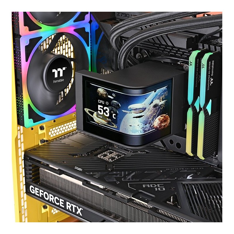 Comprar Refrigeración Líquida Cpu K Thermaltake Magcurve 360 Ultra All-In-One Liquid Cooler System Argb Fan - Ganga Electrónica