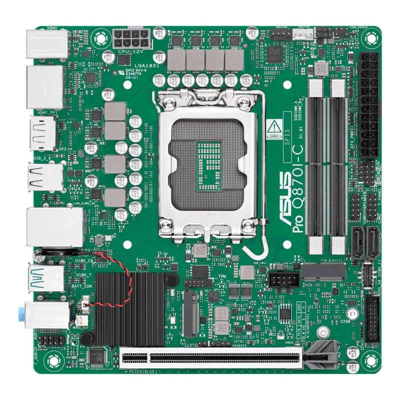 Comprar Placa Base Asus Pro Q870i-C-Csm Amd,Am5,Ddr5,Matx - Ganga Electrónica