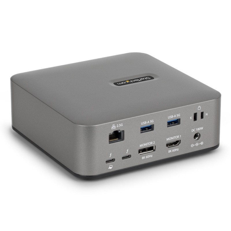 Comprar Startech.Com 215ue-Tb5usb4dock Base Para Portátil Y Replicador De Puertos Alámbrico Thunderbolt 5 Gris - Ganga Electróni