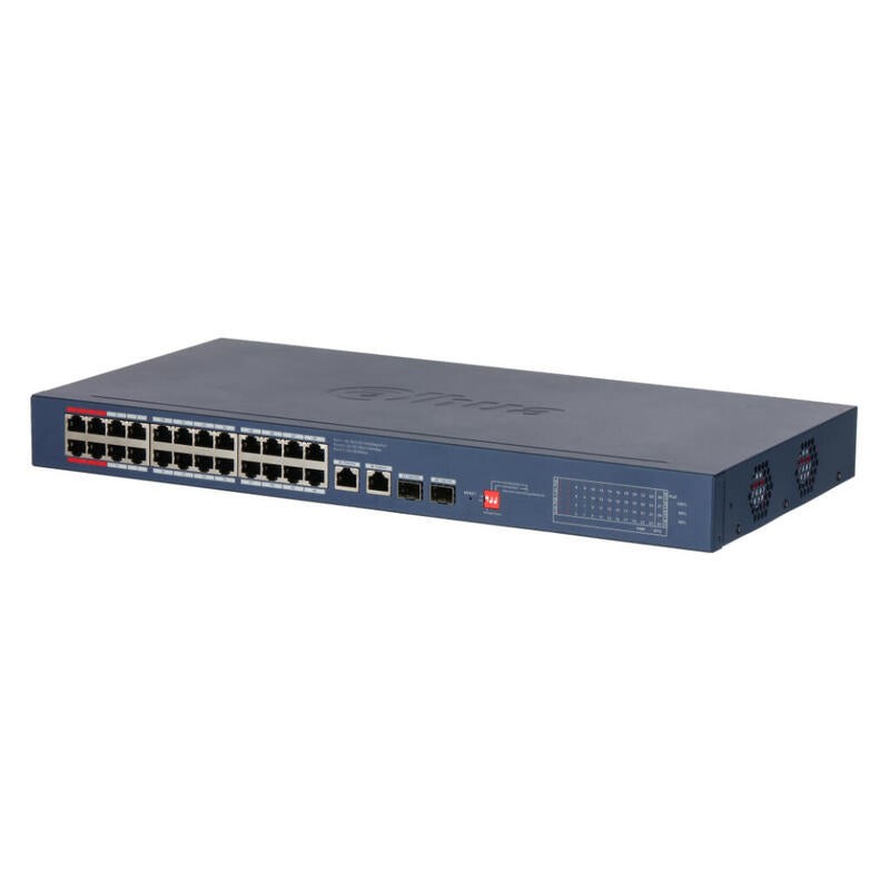 Comprar Dahua Cs4228-24gt-240-V2 Switch Poe 24 Puertos Gigabit + 2 Uplink Gigabit Rj45 + 2sfp Gigabit 240w Gestionable En Cloud 
