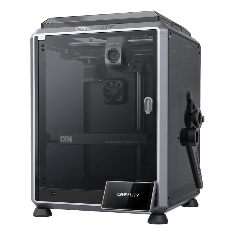 Comprar Impresora 3d Creality K1c Cerrada - Tamaño 22x22x25cm - Cuerpo De Aleacion De Aluminio Y Cristal - Interfaz De Usuario -