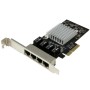 Comprar Startech Tarjeta De Red Pci Expres 4 Puertos Rj45 Gigabit Chipset Intel I350 St4000spexi - Ganga Electrónica