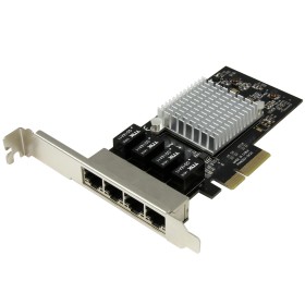 Comprar Startech Tarjeta De Red Pci Expres 4 Puertos Rj45 Gigabit Chipset Intel I350 St4000spexi - Ganga Electrónica
