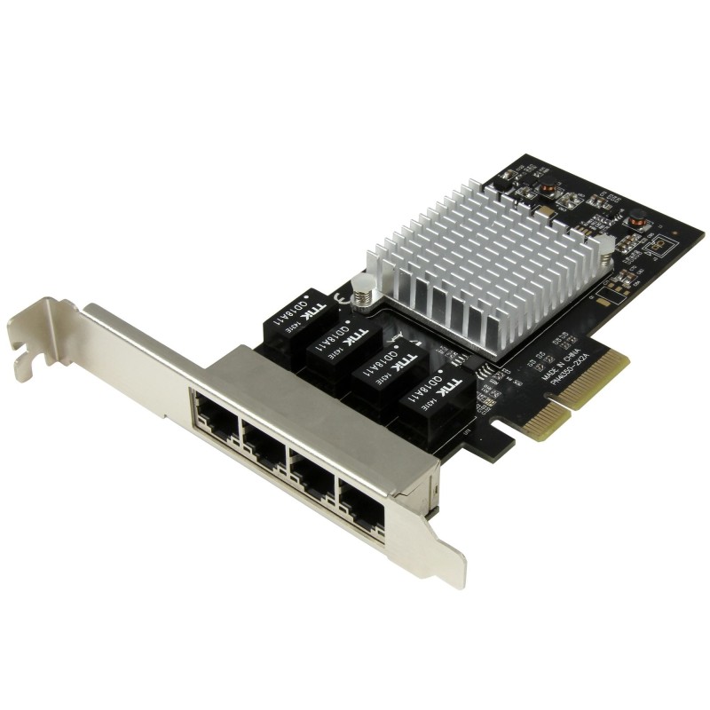 Comprar Startech Tarjeta De Red Pci Expres 4 Puertos Rj45 Gigabit Chipset Intel I350 St4000spexi - Ganga Electrónica