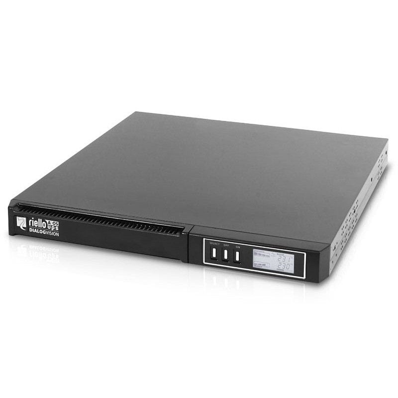 Comprar Sai Riello Dialog Vision 1100 Dual. Interactive Sine Wave (Vsr 1100) 1100va, 740w, Usb/Rs232, 50dba, 1u, 15.6kg, Negro -