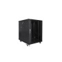 Comprar Armario Rack Lanberg Ff01-6815-12b (15u, 19", 848mm / 600mm / 800 Mm, Standing, Glass, 800 Kg, Black Color) - Ganga Elec