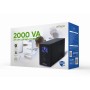 Comprar Energenie Sai Gembird Con Usb Y Display Lcd 2000 Va Negro - Ganga Electrónica