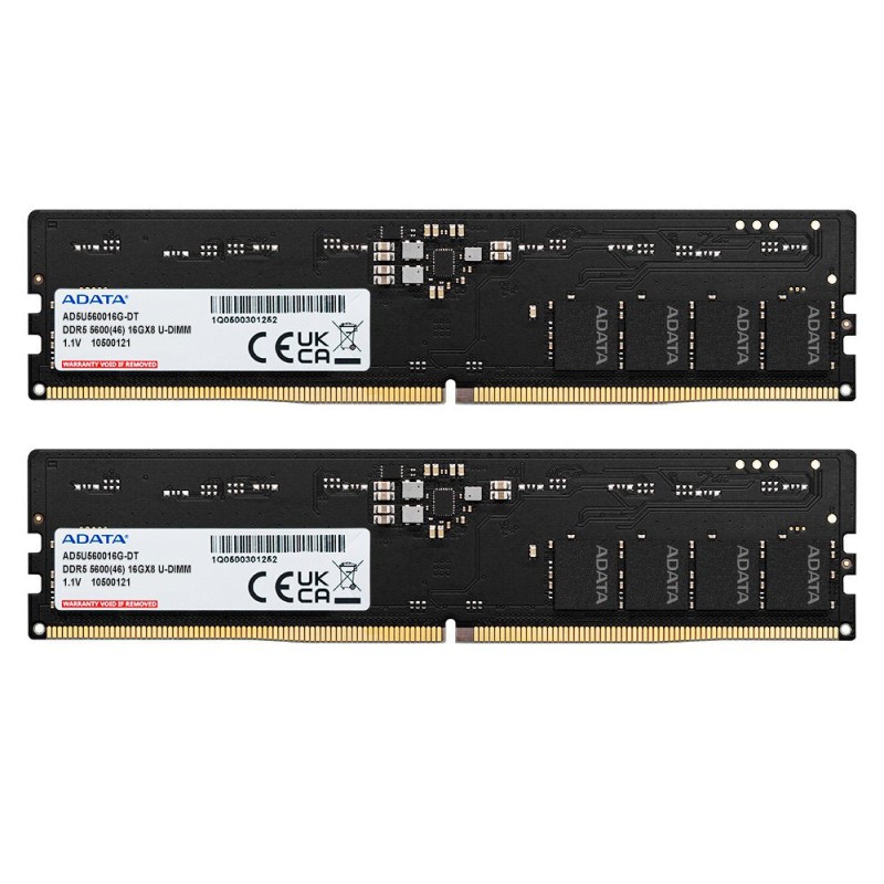 Comprar Memoria Adata Ddr5 32gb 5600 (2x 16 Gb) Kit Ad5u560016g-Dt - Ganga Electrónica