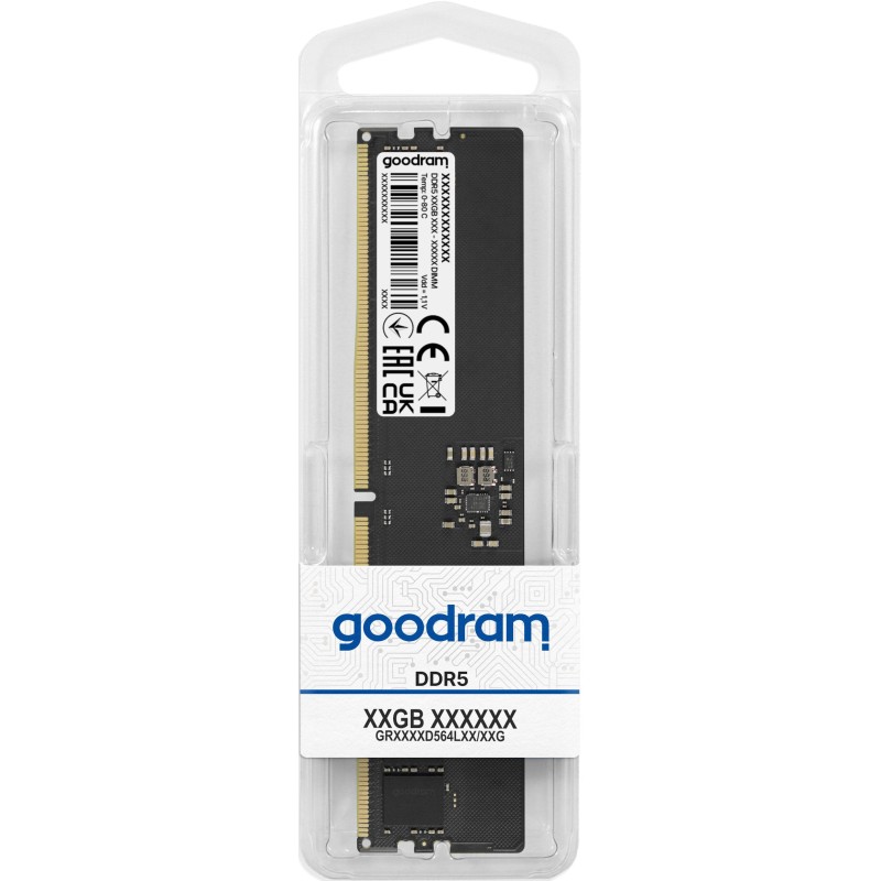 Comprar Memoria Goodram Ddr5 Gr4800d564l40s/16g 16gb Ddr5 4800mhz 1,1v Cl40 - Ganga Electrónica