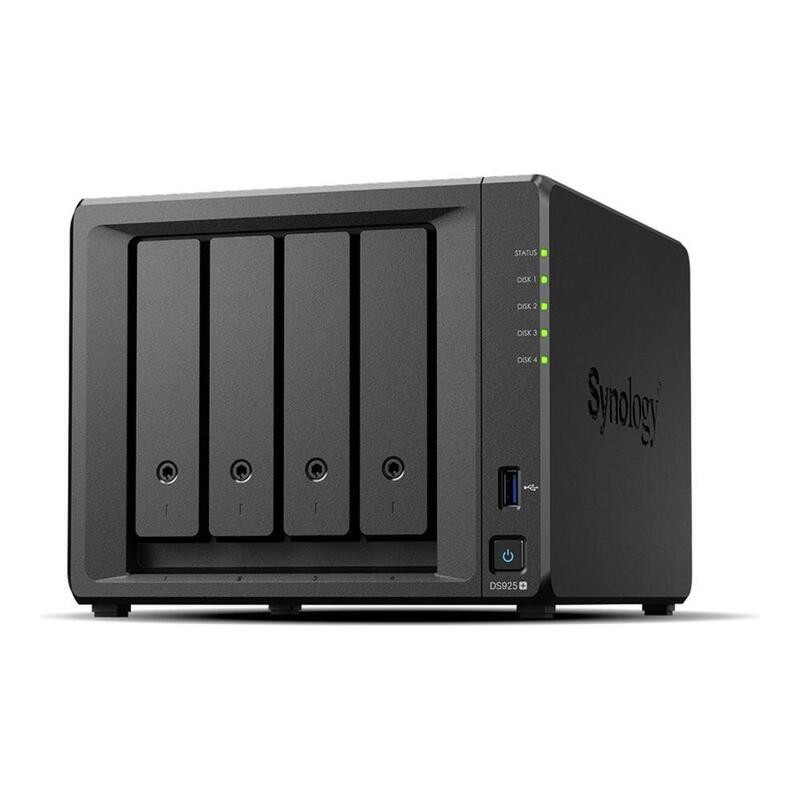Comprar Servidor Nas Synology Disk Station Ds925+ 4gb 4 Bahias Gigabit Ethernet - Ganga Electrónica