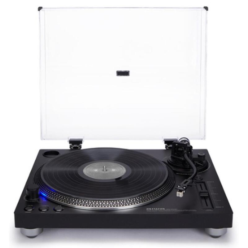 Comprar Tocadiscos Bluetooth Aiwa Apx-1200bt/Bk Bt 5.1 33/45 Rpm Grabacion Usb Plato Aluminio Color Negro - Ganga Electrónica